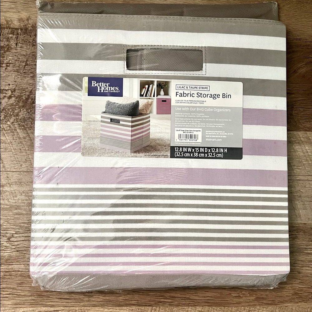 NEW Collapsible Fabric Storage Bin